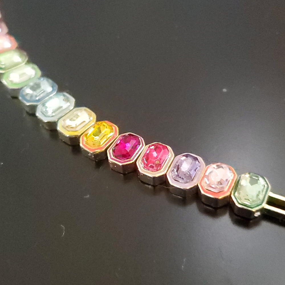 BaubleBar Vibrant Gemstone Bracelet with Gold Accents - Picture 10 of 10